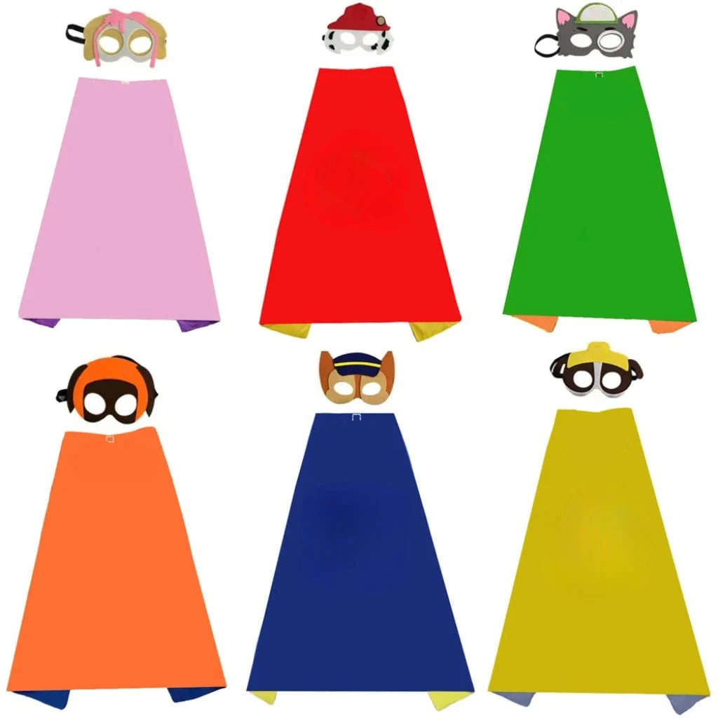 Halloween Costumes Kids Cape Mask Costume Set - Image 2