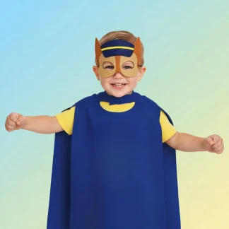 Halloween Costumes Kids Cape Mask Costume Set