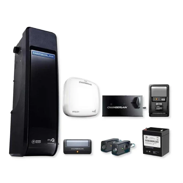 Chamberlain Wall Mounted Ultra Quiet Garage Door Opener With Battery Backup - RJO70