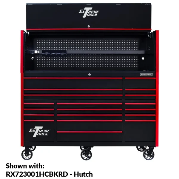 Extreme Tools 72-in x 30-in 19-Drawer Roller Cabinet With 250 lb Drawer Slides - RX723019RC-250